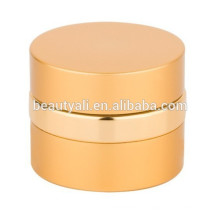 Fancy Round Aluminium Cosmetics Crème Vide Jar